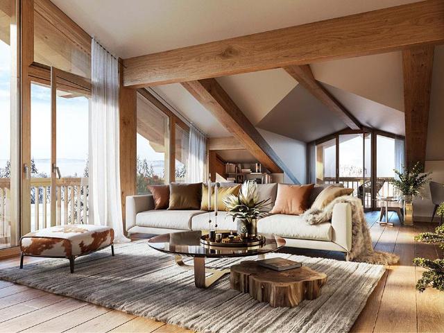 Les Gets Appartement proche des pistes de ski T4 cabine. 113m² Les Gets