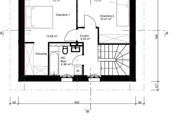Single family house with 3.5 rooms on sale in Village des Giettes 110 m² | dreamo. Ch
