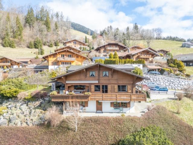 Les Granges Familienchalet mit herrlicher Aussicht