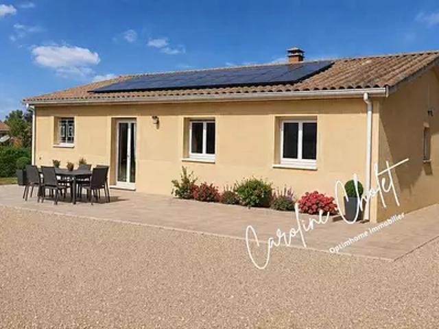 Les Eglisottes et Chalaures 33230 Achat / Vente maison 4 pièces t4 jardin terrasse