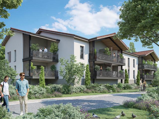 LES JARDINS D'ANGELE 3 à 4 pièces, 80 à 83 m²