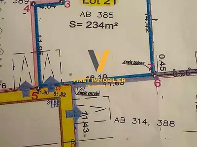 Les Sorinières 44840 Achat / Vente terrain