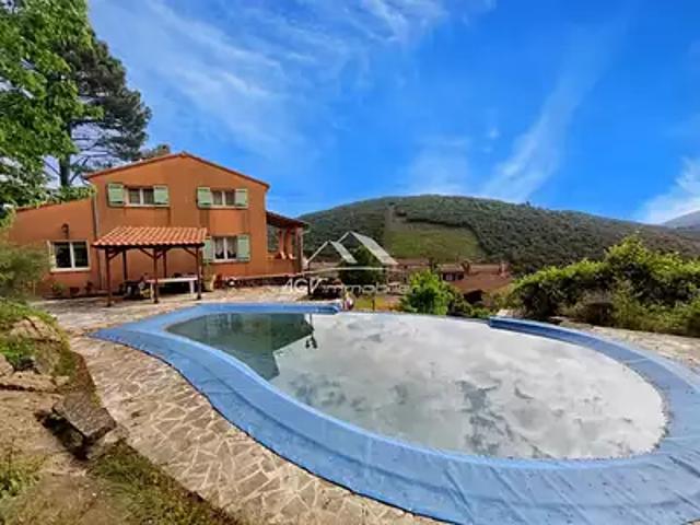 Les Salles du Gardon 30110 Achat / Vente maison 7 pièces t7 piscine