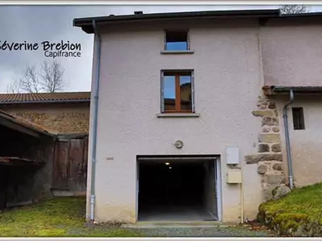 Les Salles 42440 Achat / Vente maison 3 pièces t3 cave balcon