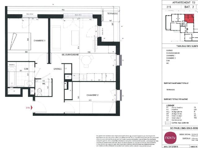 Les Pavillons sous Bois Location Appartement 93