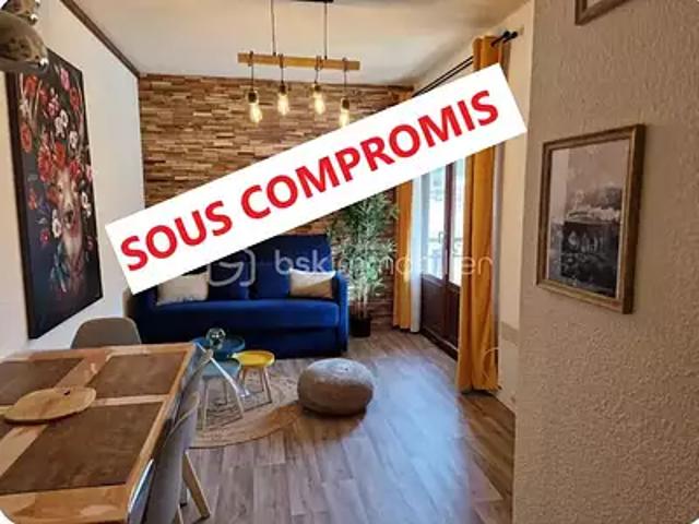 Les Rousses 39220 Achat / Vente appartement 2 pièces t2 au dernier étage balcon