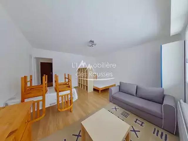 Les Rousses 39220 Location appartement 1 pièce t1 au dernier étage