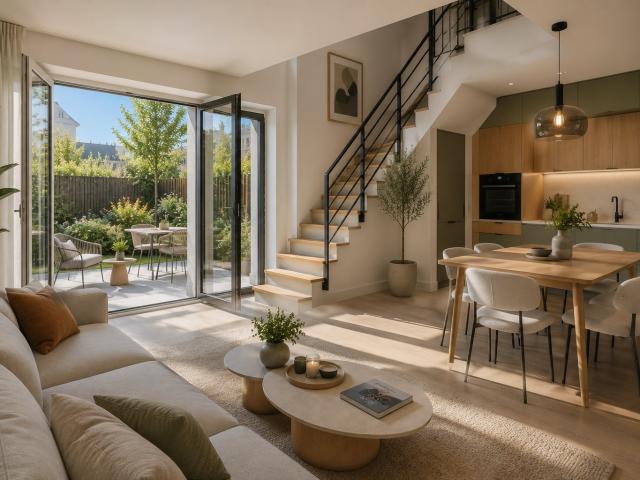 Les volumes d'une maison aux portes de Paris T5 Duplex 5 pièces, 104 m²