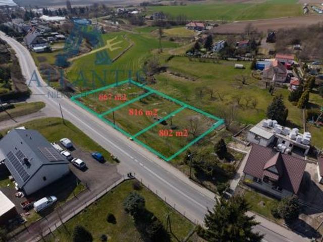 Ślesin, ul. Dworcowa, 802 m² Działka