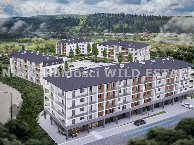 Nowoczesne 2 pokojowe mieszkanie w Lesku, stan deweloperski