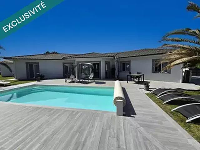 Lesparre Médoc 33340 Achat / Vente maison 7 pièces t7 piscine terrasse