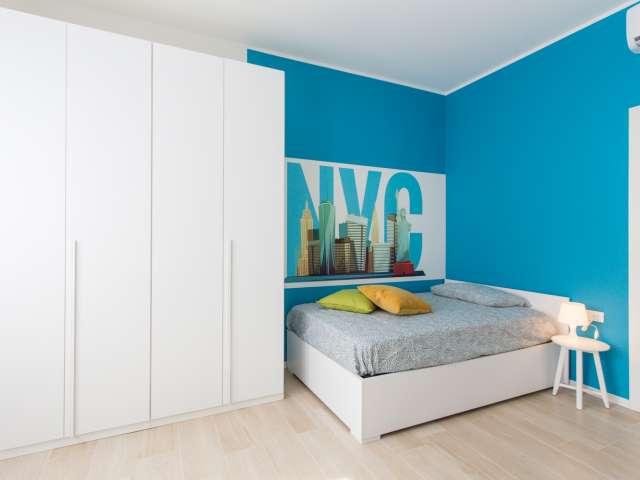 Letto in affitto in appartamento con 3 camere da letto a Milano