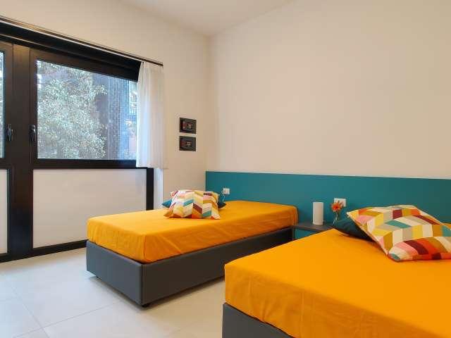Letto in affitto in appartamento con 5 camere da letto a Milano