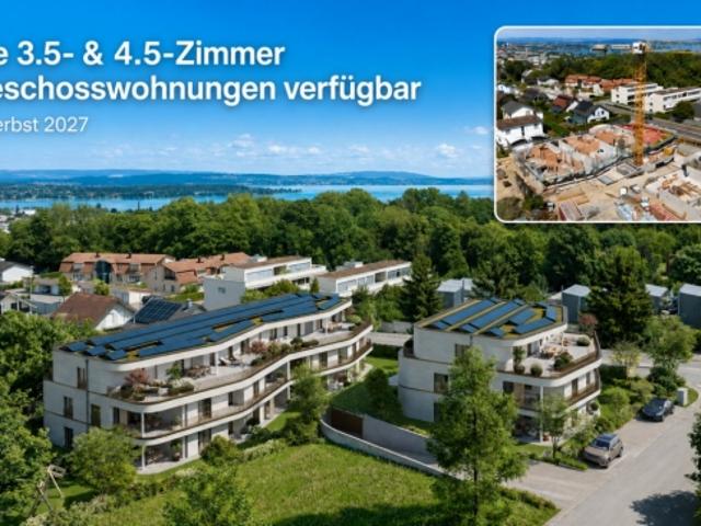 Letzte 3.5 & 4.5 Zimmer Neubauwohnung mit grossem Garten