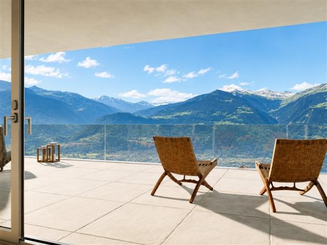 Letzte erhaltene zeitgenössische Villa in Chermignon