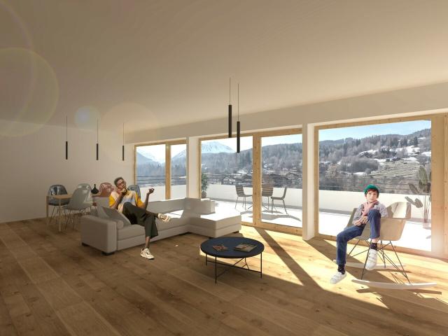 Letzte Etage: Neues Apartment mit grosser Terrasse