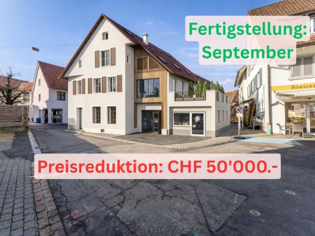 Letzte Wohnung verfügbar mit Preisreduktion CHF 50'000. und Fertigstellung diesen September