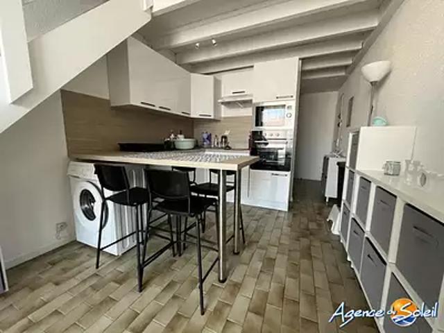 Leucate 11370 Location appartement 2 pièces t2 au dernier étage