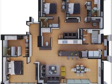 LEVANT, Departamento en VENTA con VISTA AL MAR de 3 recámaras, cuarto de servicio, y ALBERCA