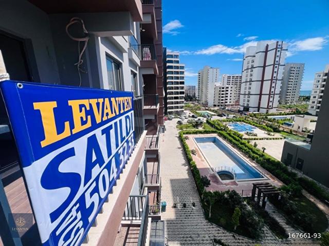 LEVANTEN'DEN TECE DENİZ MAH, SAHİLE YÜRRÜME MESAFESİ HAVUZLU 1+1