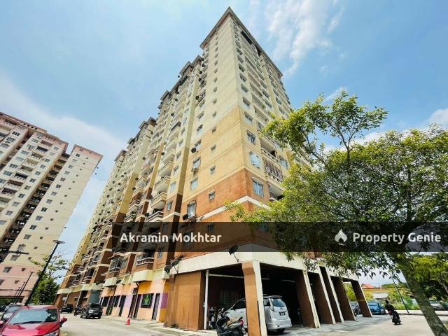 LEVEL 2, RENOVATED & 2 PARKING | APARTMENT LAGUNA BIRU 1 KUANG TASIK BIRU RAWANG
