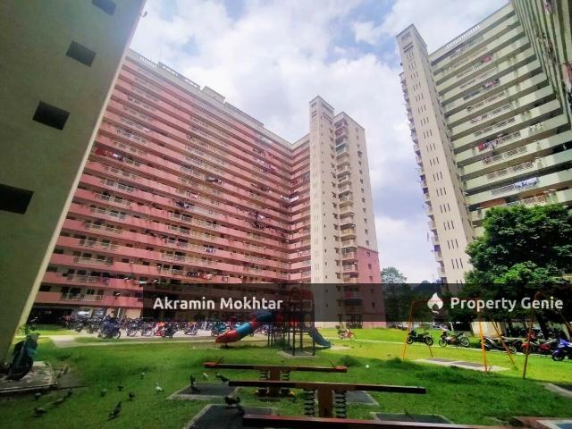 Level 3,Renovated & Open Parking | Pangsapuri Kos Rendah Bandar Tasik Selatan Kuala Lumpur