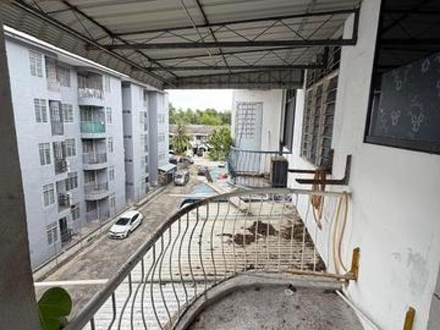 Level 3 Taman Permata Flat B Garden bukit mertajam 538sqft