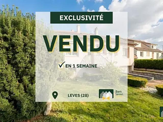 Lèves 28300 Achat / Vente maison 3 pièces t3 terrasse parking