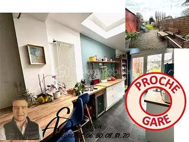 Lezennes 59260 Achat / Vente maison 5 pièces t5 terrasse