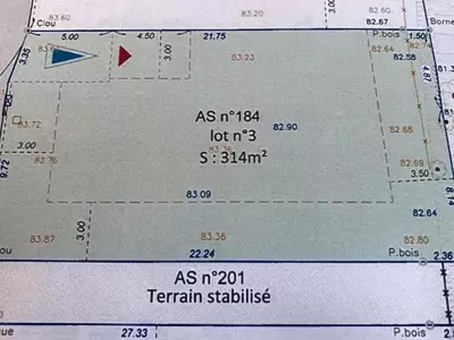 Lézignan Corbières 11200 Achat / Vente terrain