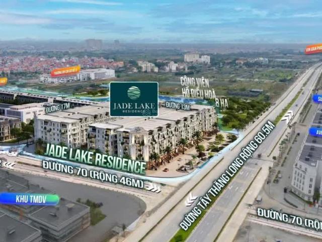 LK Jade Lake Residence Tây Thăng Long, 102m2, mặt tiền 8m, giá rẻ nhất 30.7 tỷ. Quà tặng 400 và