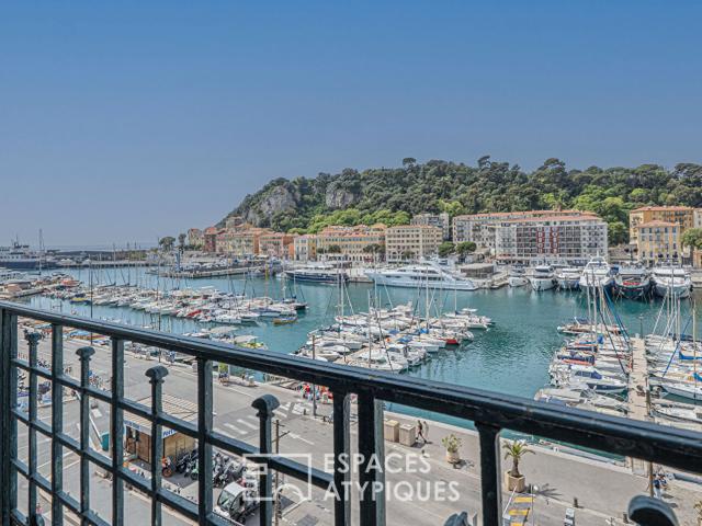 L'Horizon Souverain: Loft entre Ciel et Histoire au Port de Nice