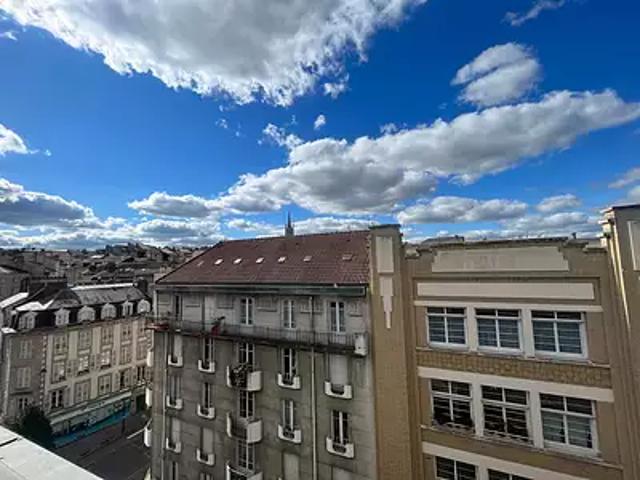 Limoges 87000 Achat / Vente appartement 1 pièce t1 au dernier étage
