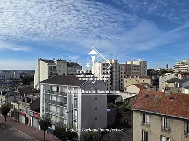 Limoges 87000 Achat / Vente appartement 4 pièces t4 au dernier étage