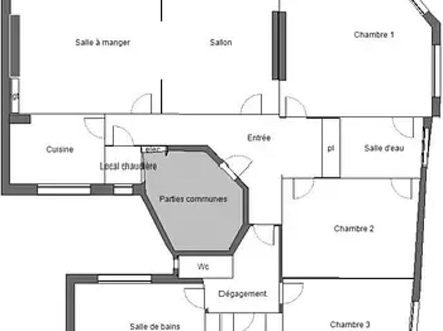 Limoges 87000 Achat / Vente appartement 5 pièces t5