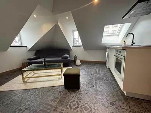 Limoges 87000 Location appartement 2 pièces t2 au dernier étage