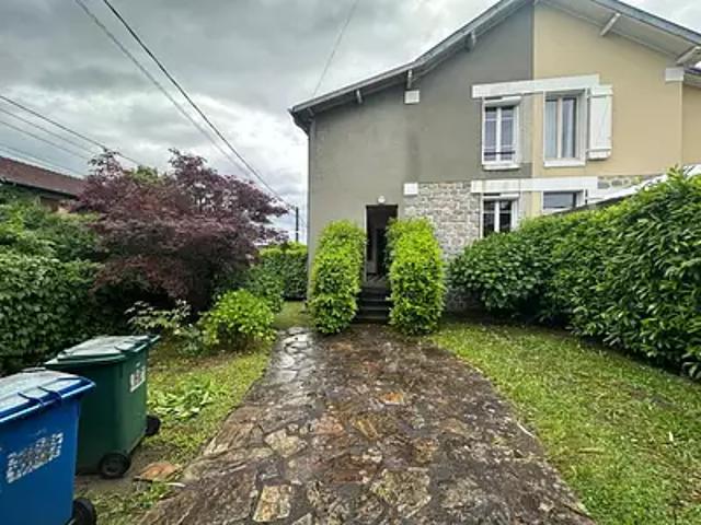 Limoges 87100 Location maison 3 pièces t3 jardin