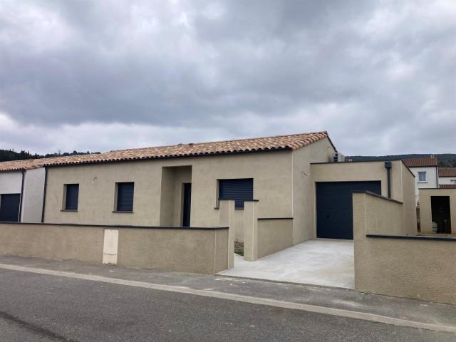 Limoux, villa neuve avec jardin, terrasse, garage et piscine 102m² Limoux