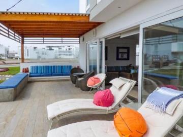 Linda casa de playa en condominio las terrazas km sarapampa