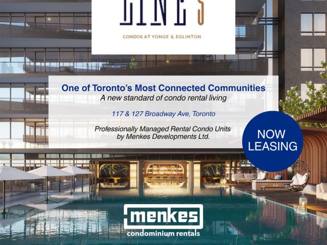 Line 5 Condos 1 Bedroom Apartment for Rent at 117 Broadway Ave, Toronto, ON M4P 1V3 North Toronto