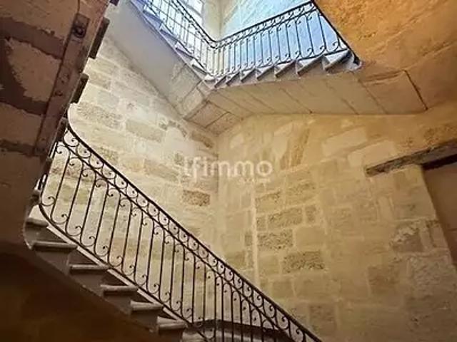 Libourne 33500 Achat / Vente appartement 1 pièce t1 au dernier étage