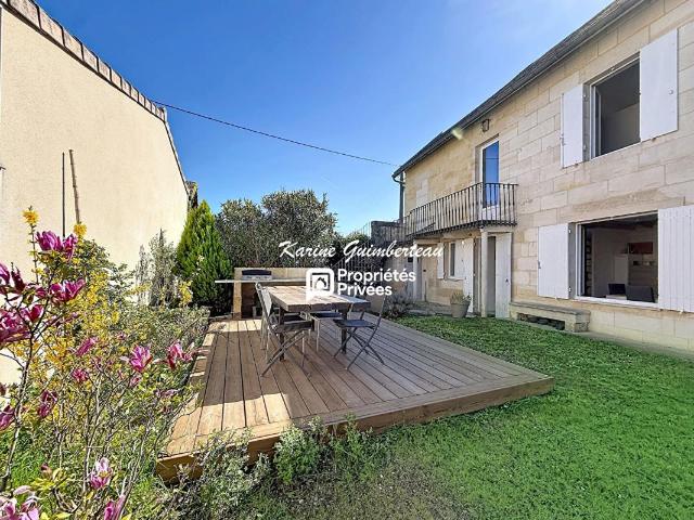 Libourne Maison en pierre avec jardin 3 chambres 112 m2