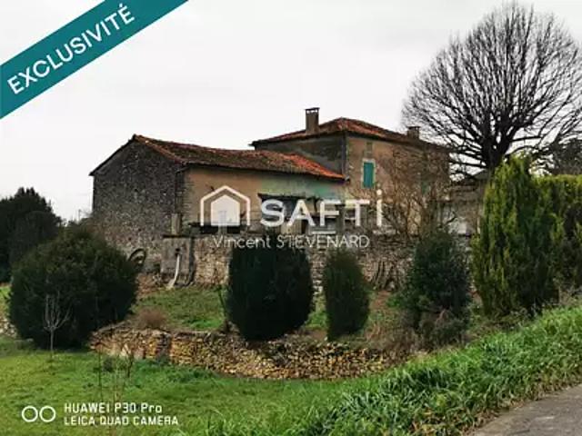 Lichères 16460 Achat / Vente maison 4 pièces t4