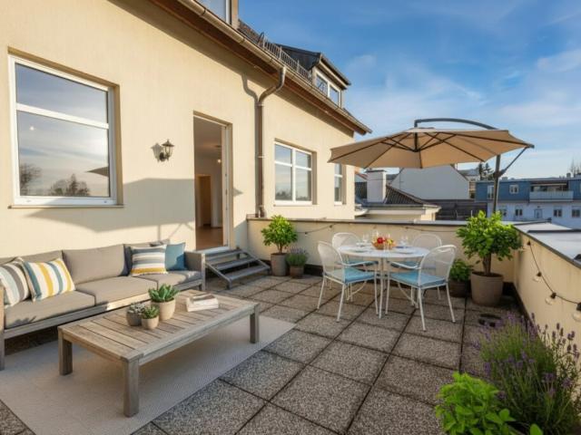 Lichtdurchflutete 2 Zimmer Wohnung mit 20 m² Terrasse und Grünblick in Mödling