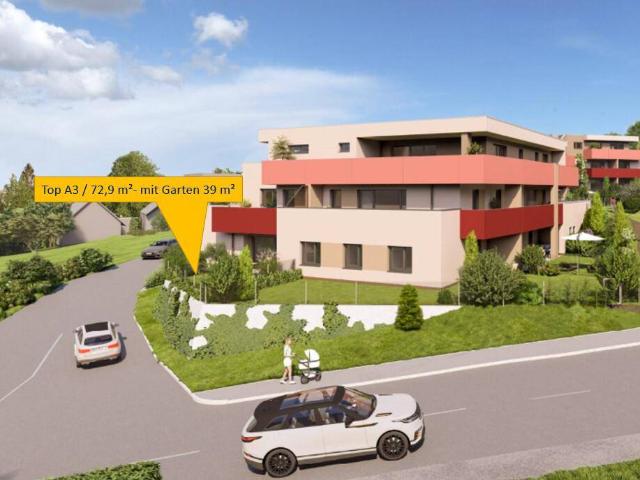 Lichtdurchflutete Eck Gartenwohnung in den STADTTERRASSEN PEUERBACH provisionsfrei! * JETZT FRÜHKÄUFER RABATT!