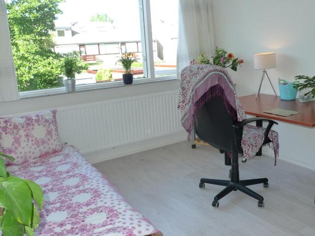 Lichte, gemeubileerde kamer te huur