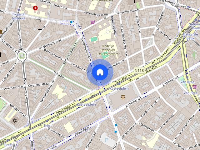 lichtrijk duplexapp. met terras in hartje Antwerpen
