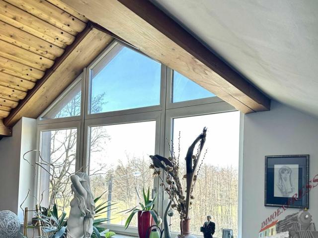 Liebevolle 2 Zimmer oder Atelierwhg. DG Salzburgblick Gemauerter Kaminofen Sichtdachstuhl