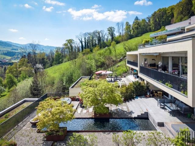 Liebhaberobjekt mit Panoramaaussicht und Privatsphäre