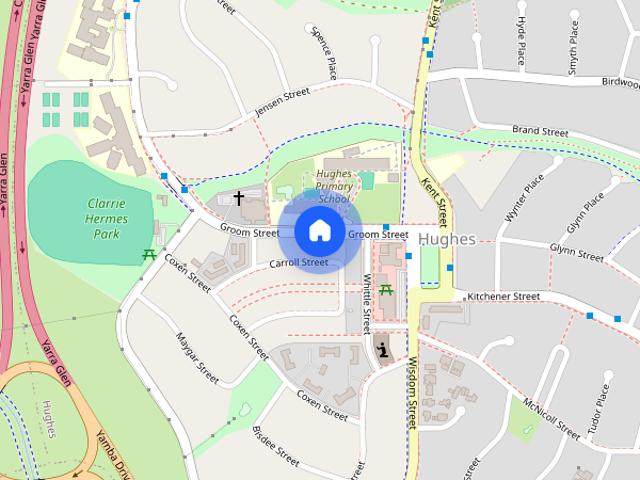 Light filled home is prime location